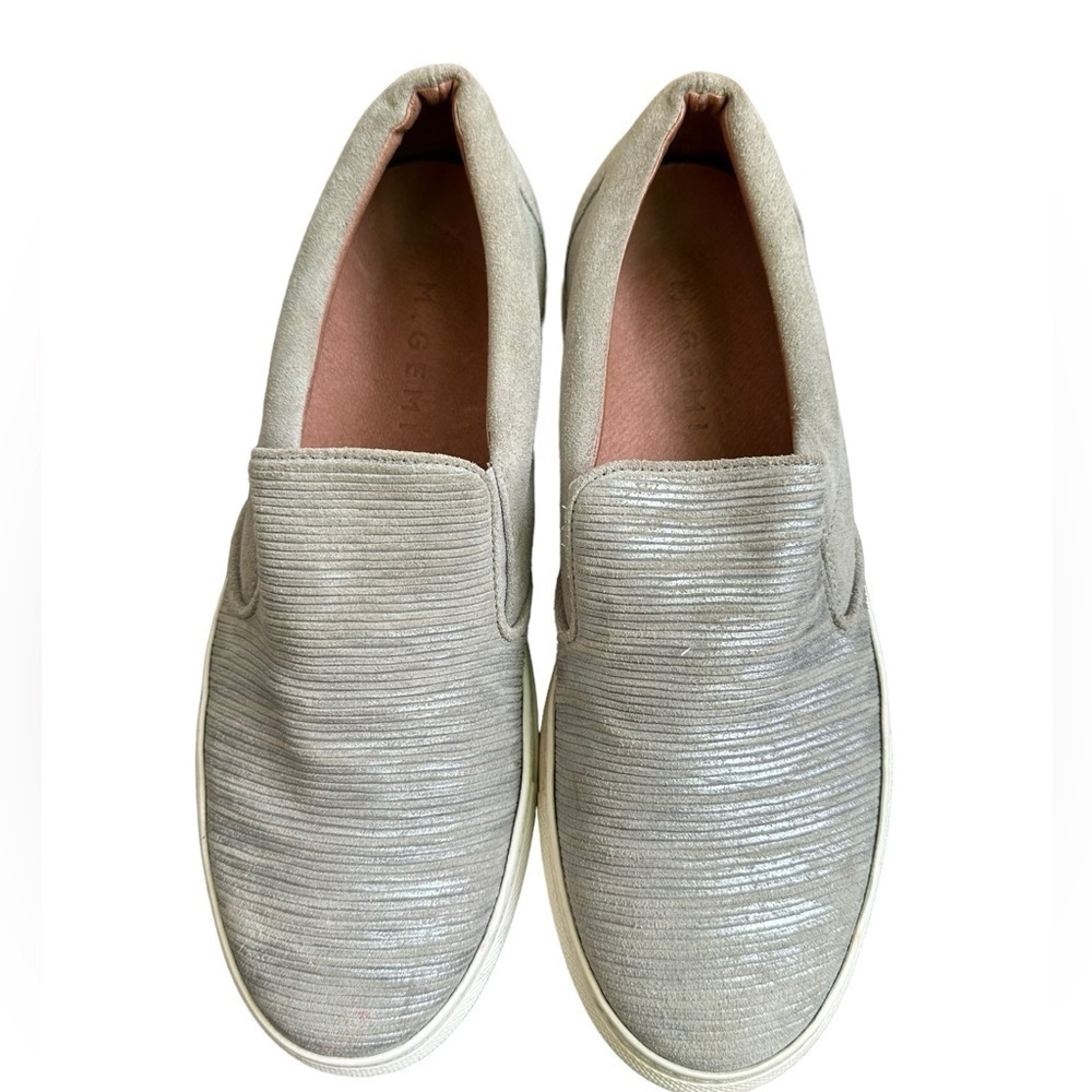 M. Gemi slip on suede leather sneaker size 40 EU woman’s